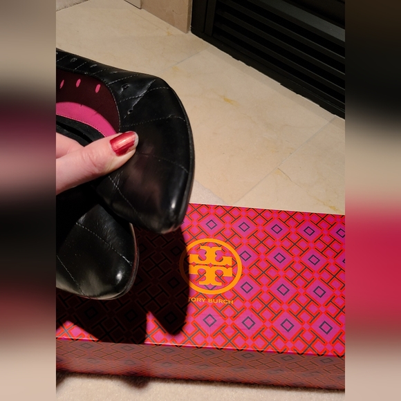 Go Max black mini heel pumps size 10 - Picture 3 of 6